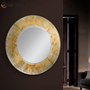 Hotel Supply Spain Design WXM-2497 Круглое роскошное настенное зеркало с золотым листом