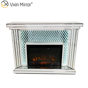 Tunnel Infinity Lights WXWF-1097A Роскошный хрустальный зеркальный камин со светодиодной подсветкой Электрический зеркальный камин для гостиной