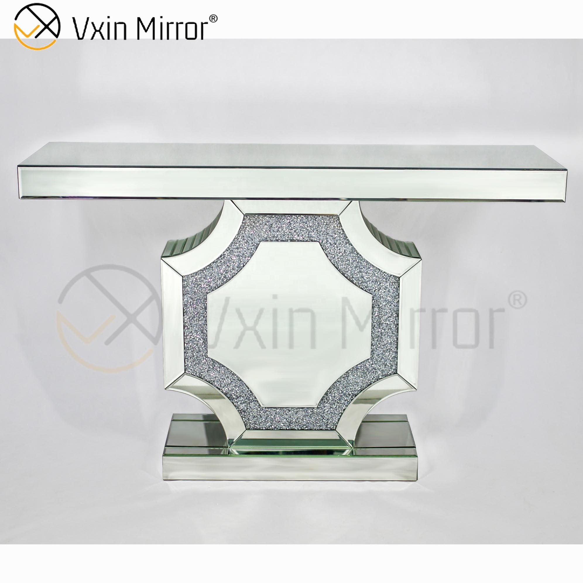 Дешевые WXF-013 Консольный стол в современном стиле 2022 Silver Crystal Diamond Консольные столы