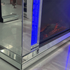 Новый дизайн WXMF096-2 LED Серебряный хрустальный стеклянный зеркальный камин в гостиной с вставкой для внутреннего освещения