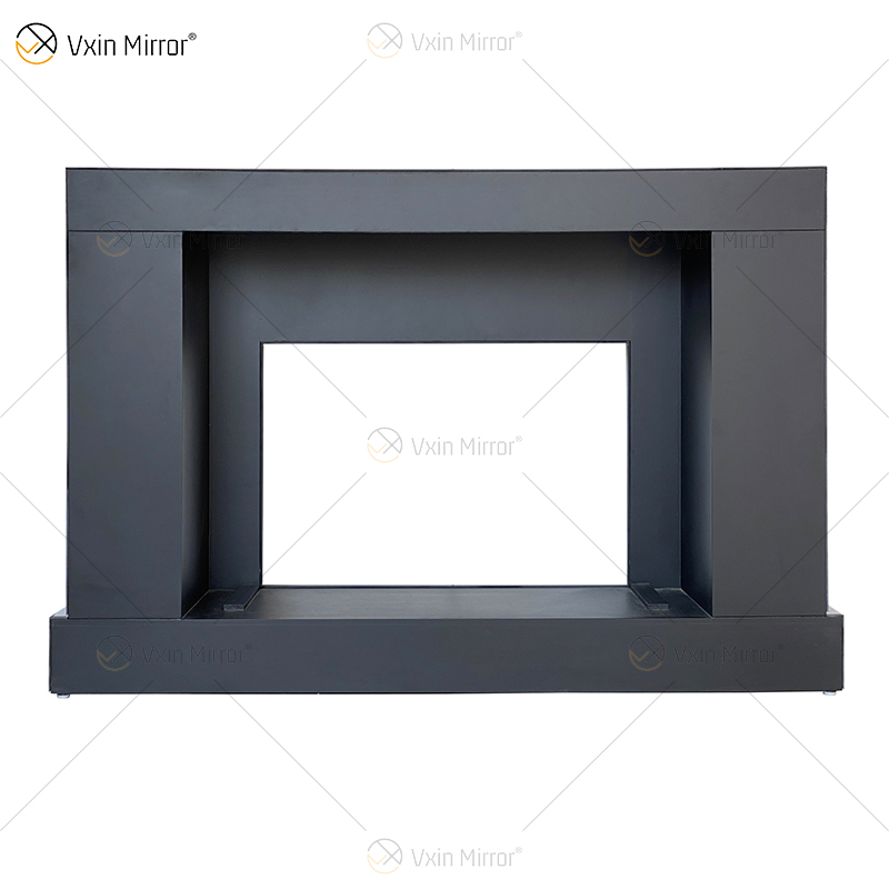 Горячее надувательство WXWF-1100 Простой стеклянный зеркальный камин с имитацией деревянной вставки в помещении для гостиной