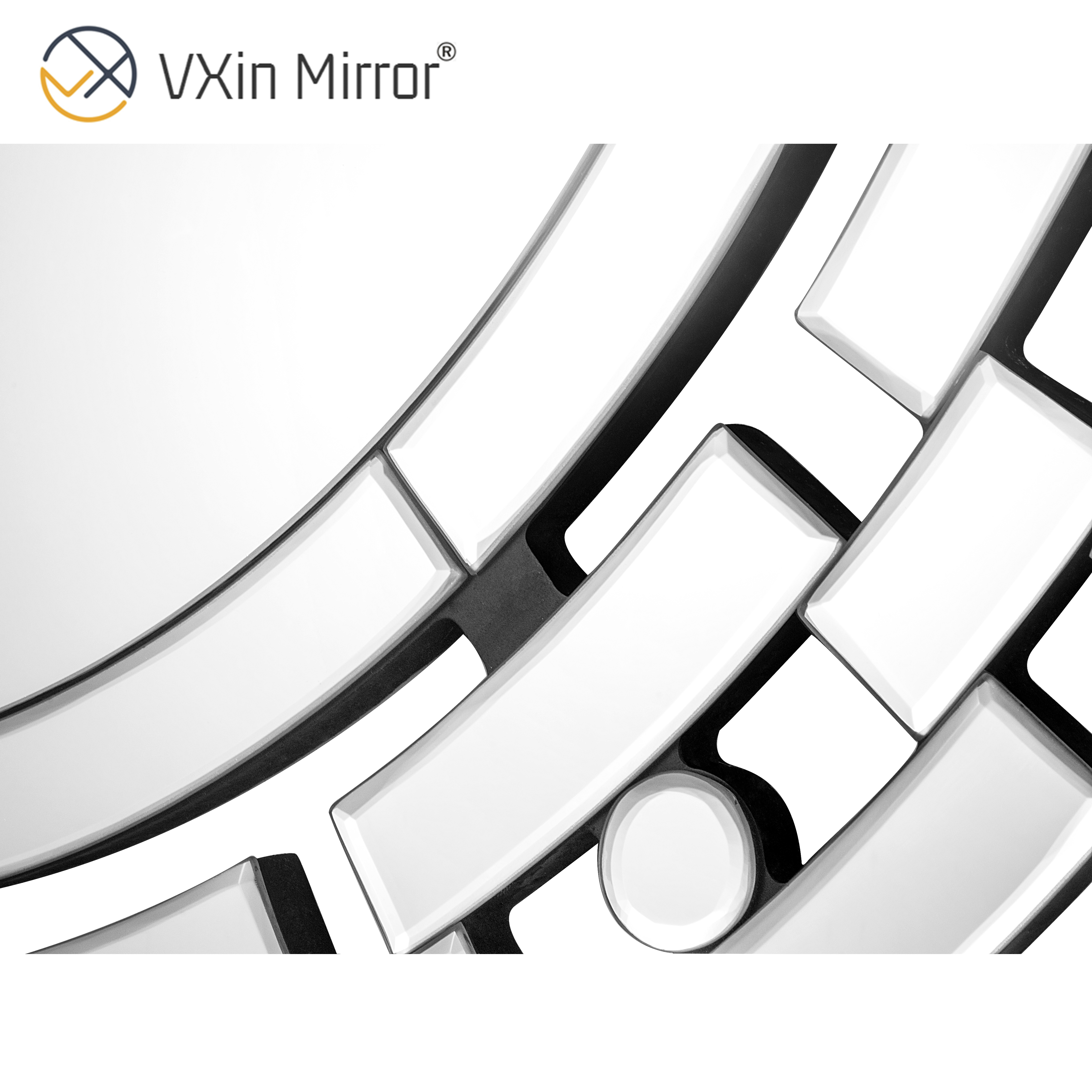 VXin Mirror WXM-1124 Moden Silver Glass Wall Mirror Home Decor для гостиной, спальни