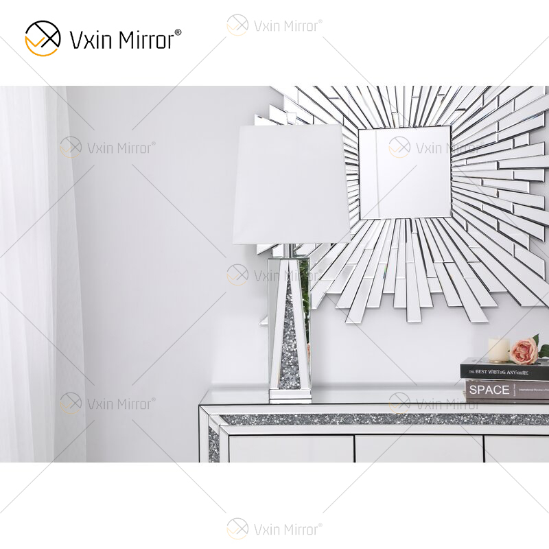 Новый дизайн WXT-148 Хрустальная зеркальная лампа с бриллиантами для диванов в гостиной