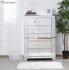 Vxin Crystal Decor WXF-746 Silver Tallboy Crystal прикроватная тумбочка с пятью ящиками для спальни