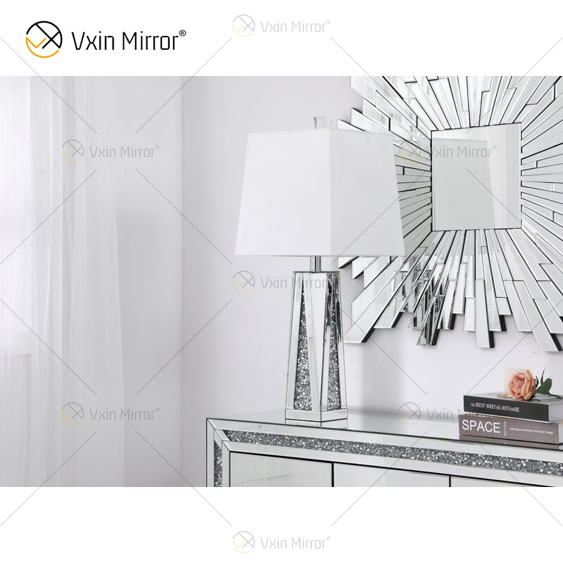 Новый дизайн WXT-148 Хрустальная зеркальная лампа с бриллиантами для диванов в гостиной