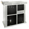 Vxin Home Decor WXF-142 Серебряный зеркальный шкаф для вина с дробленым бриллиантом и одним ящиком
