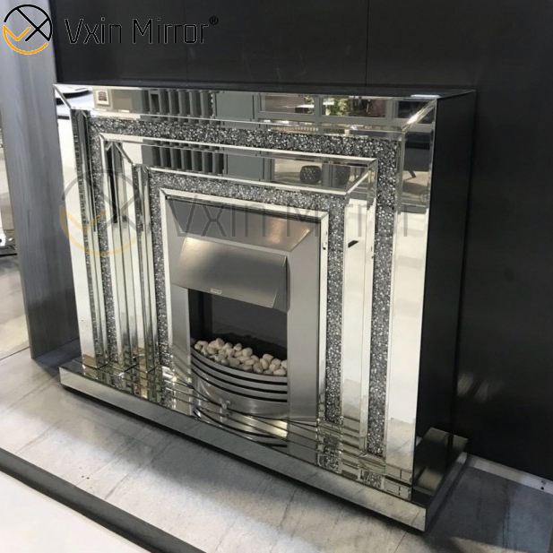 Vxin Mirror WXWF-1094 Зеркальный камин из дробленого алмаза