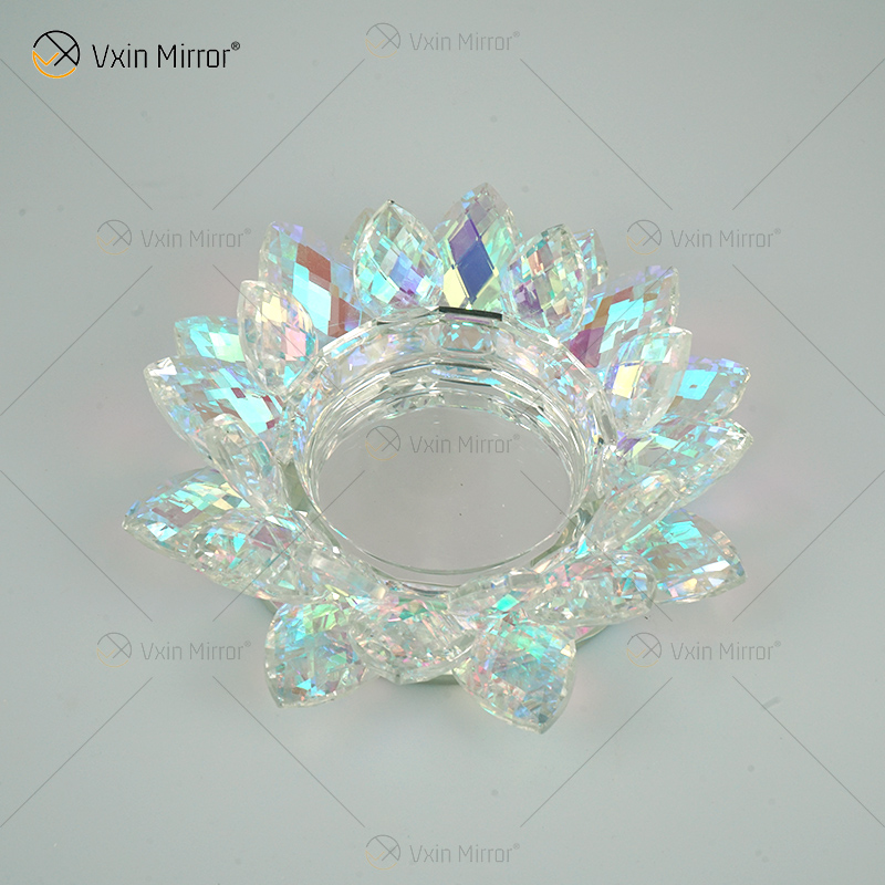 Сигареты Сигары Lotus Crystal Hotel Design Стеклянная пепельница ручной работы для журнальных столиков