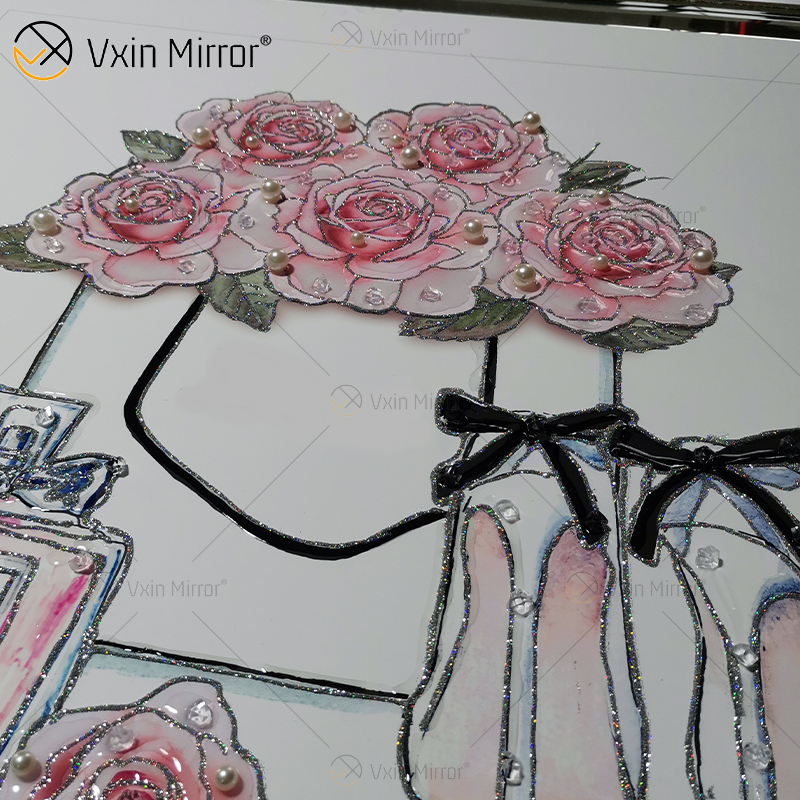 Удивительное качество Vxin Pearl Diamond Metal Wall Art Decor Украшение дома Роскошная гостиная в рамке для домашнего набора для продажи