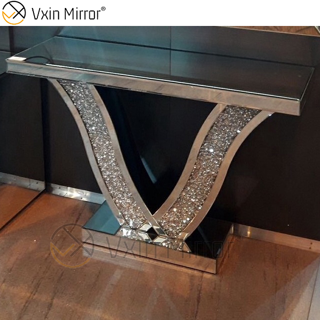VXin Miorror WXWF-515 Справедливая цена Элегантный французский стиль Дешевый зеркальный консольный стол Demilune Дешево