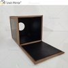 Vxin Mirror WXB-003 Коричневая роскошная деревянная кожаная коробка для салфеток для домашнего декора