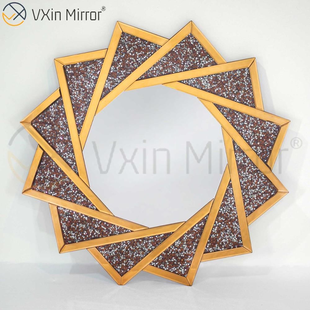 Дешевые Vxin Современная мебель для гостиной Home Decor Crush Diamond Роскошный набор мебели Зеркальный консольный стол