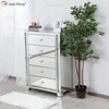 Vxin Crystal Decor WXF-746 Silver Tallboy Crystal прикроватная тумбочка с пятью ящиками для спальни