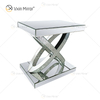 WXWF-128 Home Decor Crystal Silver Стеклянная мебель с зеркальным столиком