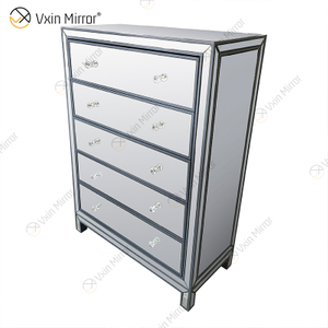 Vxin Mirror WXR-006 Серебряный домашний декор Зеркальный шкаф с 5 ящиками