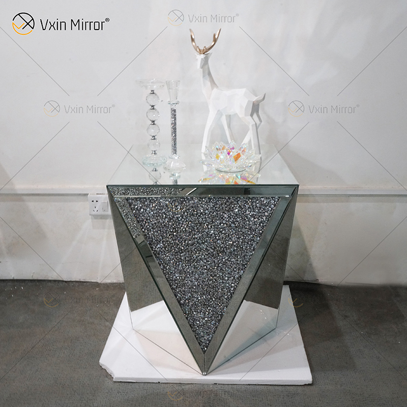 Заводская поставка WXF-711-1 Acylic Side Table Современный зеркальный журнальный столик Полированный зеркальный журнальный столик