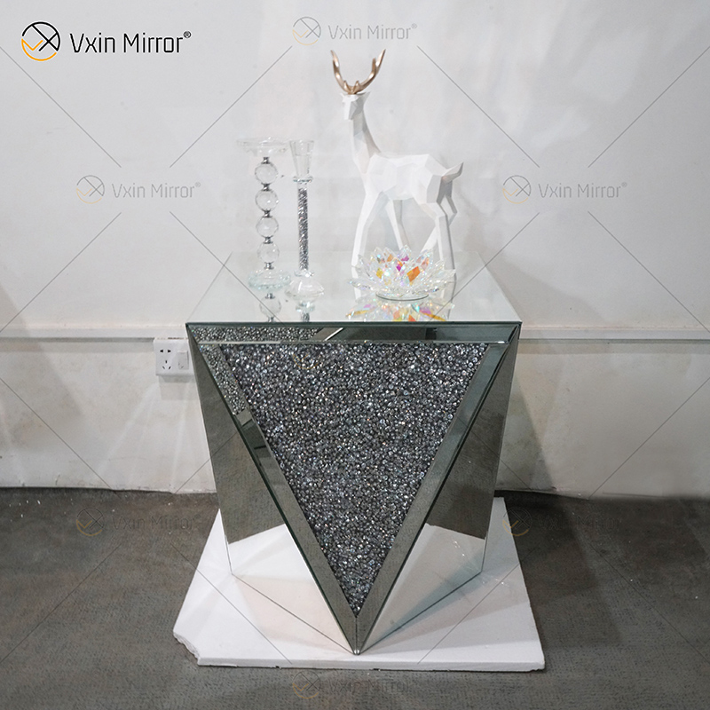 Заводская поставка WXF-711-1 Acylic Side Table Современный зеркальный журнальный столик Полированный зеркальный журнальный столик