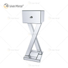 End Table Decor WXF-980 Modern Silver Crystal Mirrored Side Table с выдвижным ящиком