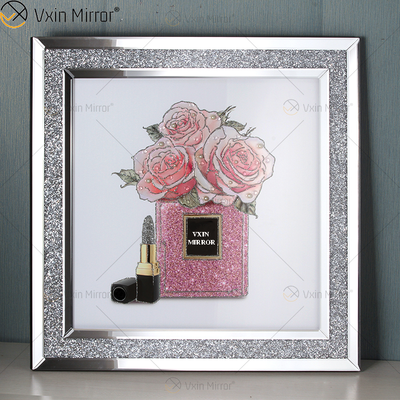Удивительное качество Vxin Pearl Diamond Metal Wall Art Decor Украшение дома Роскошная гостиная в рамке для домашнего набора для продажи
