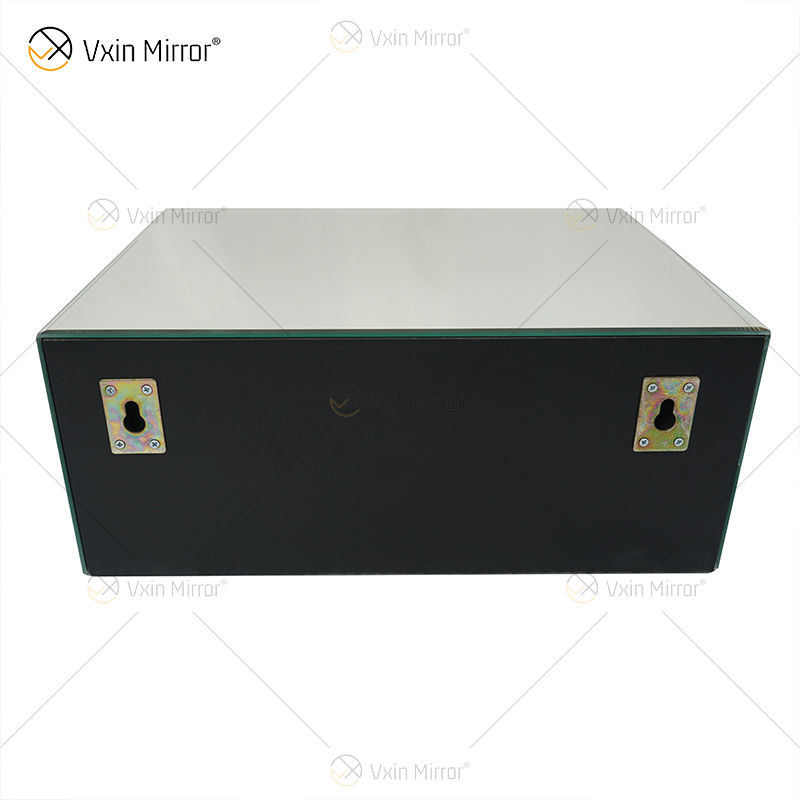 Vxin Factory Supply WXF-153 Серебряный декор для стен Серебряный дробленый бриллиант Зеркало Прямоугольная настенная полка