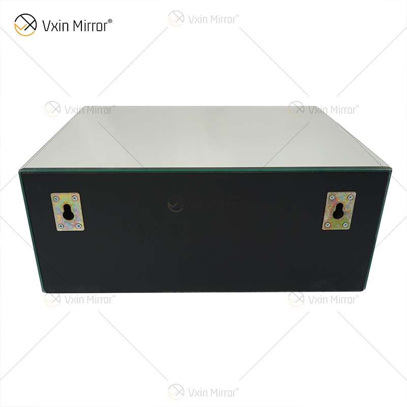 Vxin Factory Supply WXF-153 Серебряный декор для стен Серебряный дробленый бриллиант Зеркало Прямоугольная настенная полка