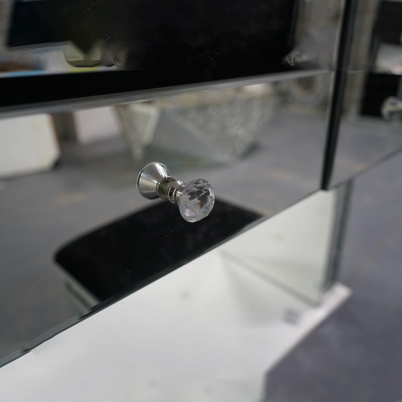 Лидер продаж, современный дизайн для спальни, туалетный столик с зеркалом и стулом, серебряный роскошный туалетный столик