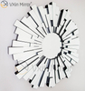Vxin Wall Decoration WXM-1004 Silver 3D Glass Wall Hanging Mirror