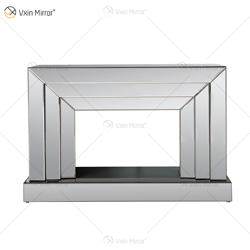 Горячее надувательство WXWF-1100 Простой стеклянный зеркальный камин с имитацией деревянной вставки в помещении для гостиной