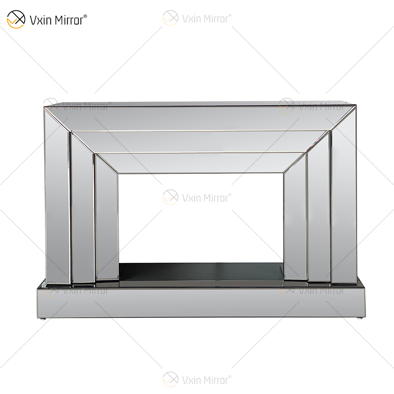 Горячее надувательство WXWF-1100 Простой стеклянный зеркальный камин с имитацией деревянной вставки в помещении для гостиной