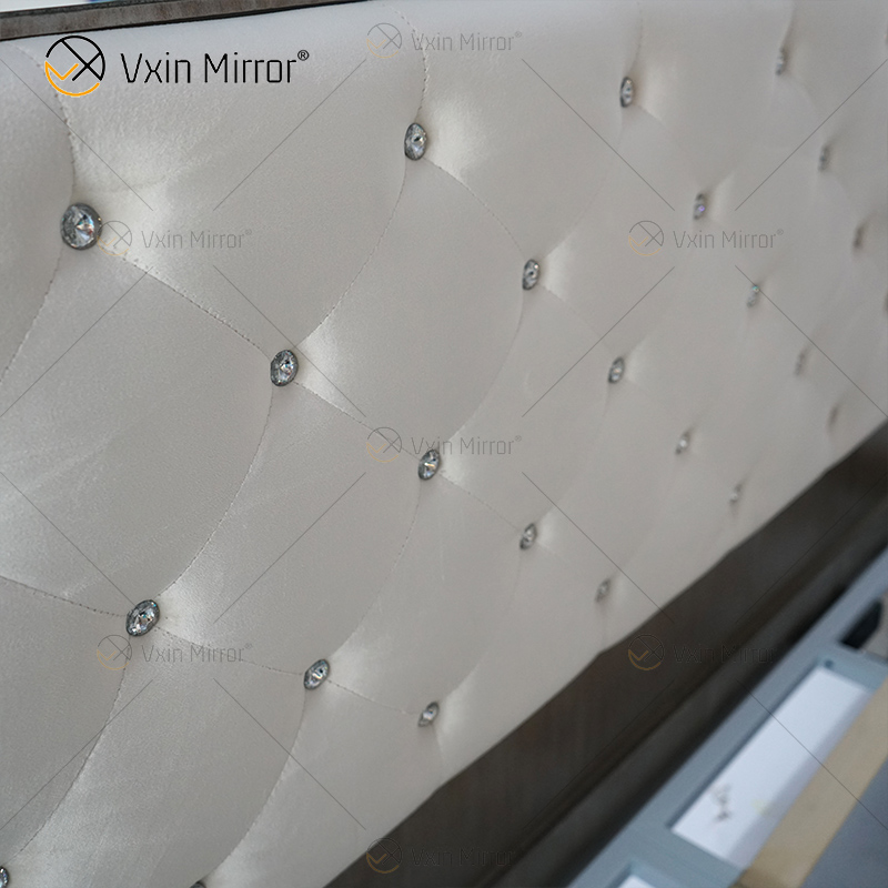 Антикварная мебель Vxin Mirror WXWF-1084 Grace Golden Silver Luxury Зеркальная кровать размера "king-size"