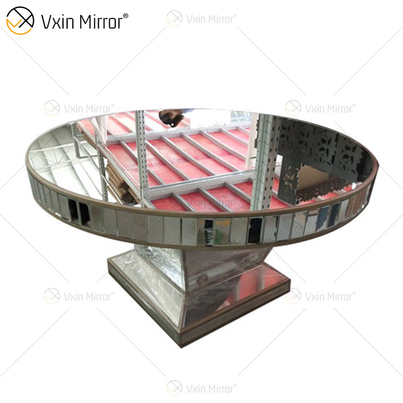 WXWF-1050 Кофейный измельченный бриллиантовый блестящий столик для гостиной