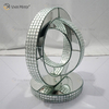 Globe Decor Hot Design Vxin End Table WXF-093-1 Silver Crystal Mirror Side Table