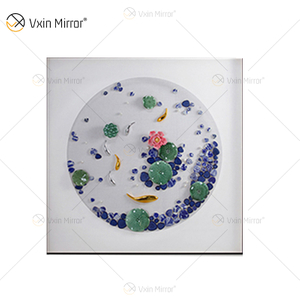 Vxin WXPA-050 Креативные бусины, пуговица, краска для домашнего декора, настенное искусство, металлическая подвесная картина для гостиной, набор для продажи