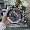 Упаковка высшего качества VX-01 Silver Home Decor Акриловые зеркальные стеклянные банки и бутылки с крышкой
