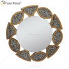 Золотая фабрика поставляет домашний декор круглые 3 цвета Diamond Crush Mirror Wall Sticker