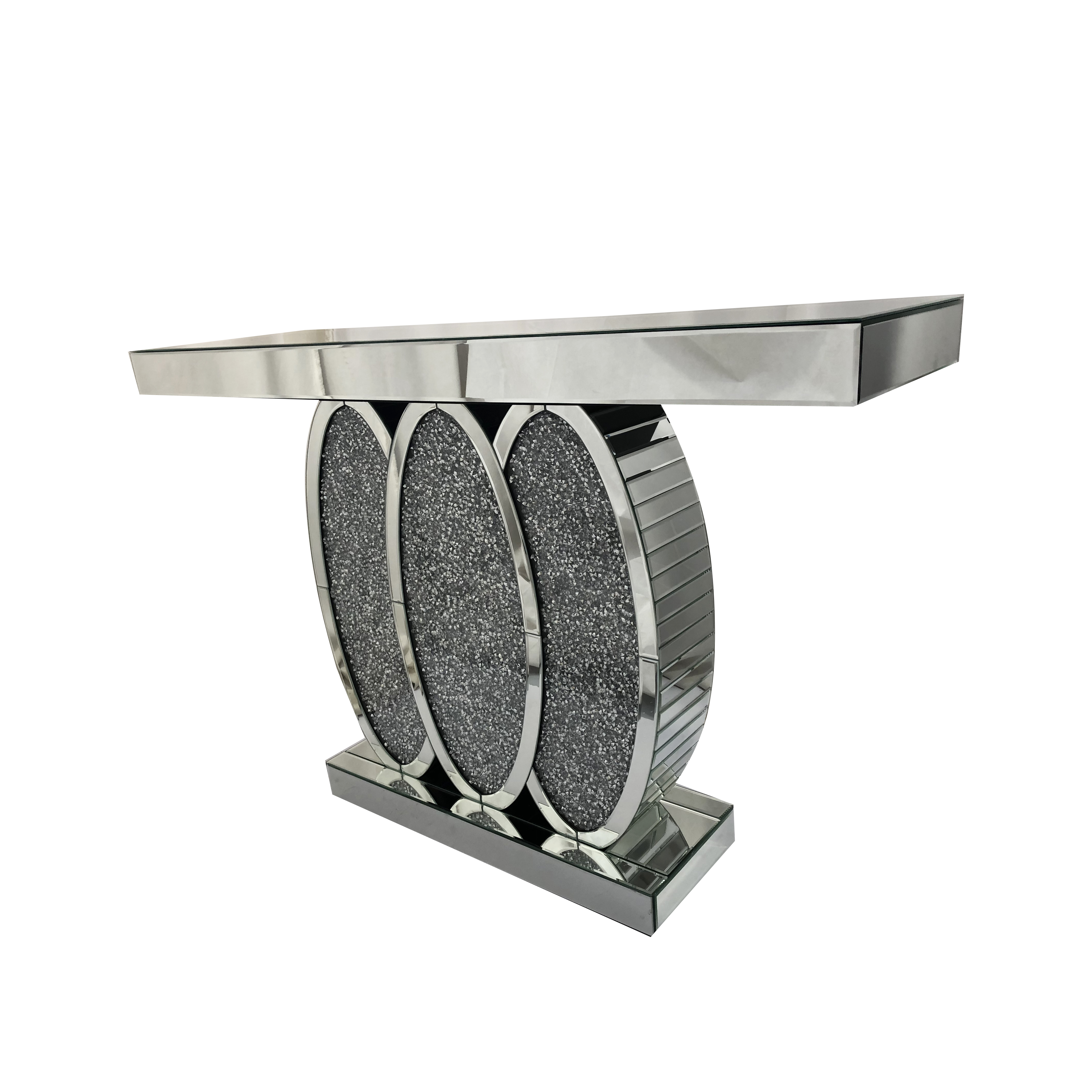 Новый дизайн WXF-244 Crystal Mirror Console Table Hall Table в серебристом цвете для продажи