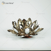 Заводская поставка Vxin Mirror Flower VX-07 Серебряный подсвечник Lotus Crystal Подсвечник