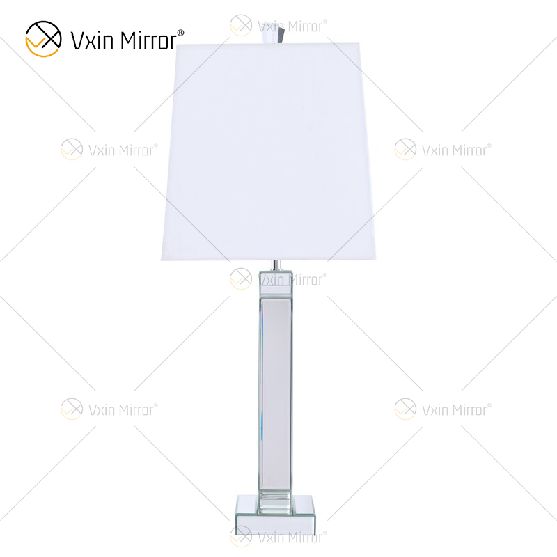Vxin Supply WXTL-004 Современная серебряная настольная зеркальная лампа из измельченного хрусталя для спальни