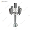 Настраиваемое имя Современный элегантный VX-09 Silver Crystal 75 Light Mirrorr Подсвечник для домашней свадьбы