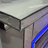 Новый дизайн WXMF096-2 LED Серебряный хрустальный стеклянный зеркальный камин в гостиной с вставкой для внутреннего освещения