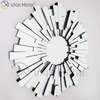 Vxin Wall Decoration WXM-1004 Silver 3D Glass Wall Hanging Mirror