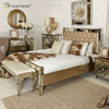 Антикварная мебель Vxin WXWF-1088 King Bed Grace Golden Frame Зеркальная суперкровать
