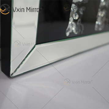 VXin WXMA-22 домашний декор стеклянная рамка зеркальный тигр настенное искусство хрустальный фарфор картина зеркало настенное искусство