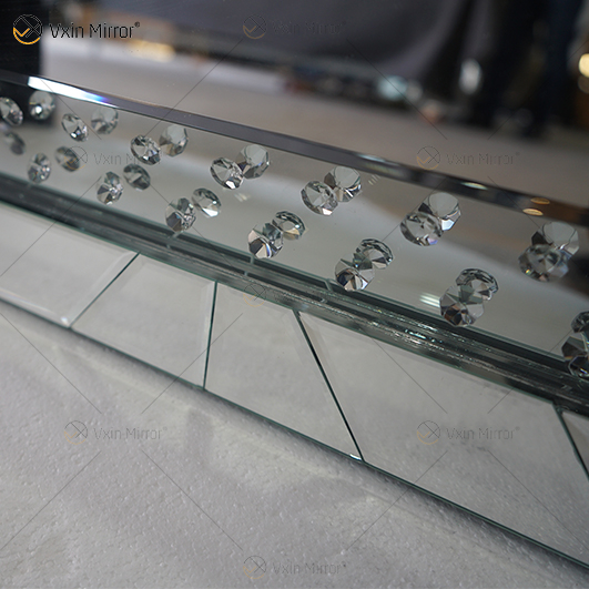 Хорошее качество WXM-761 Crystal Vanity Set Wall Mirror with Wall Decor Освещенное зеркало