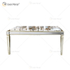 Обеденный стол Facoty Supply Luxury WXF-0309 Pure Gold Frame Самодельный зеркальный обеденный стол