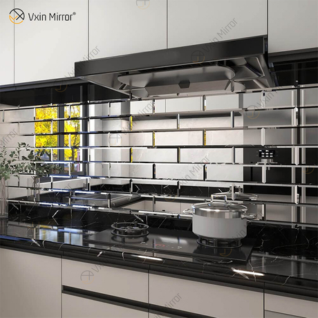 Зеркало со скошенным краем на заказ, современная керамическая плитка, украшение для дома в вестибюле, горячая Распродажа, зеркало, настенное искусство, домашний декор для ДОМАШНЕГО ИСПОЛЬЗОВАНИЯ