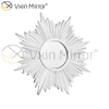 Fancy 3D Wall Decorate WXM-1652 Серебряное элегантное настенное зеркало