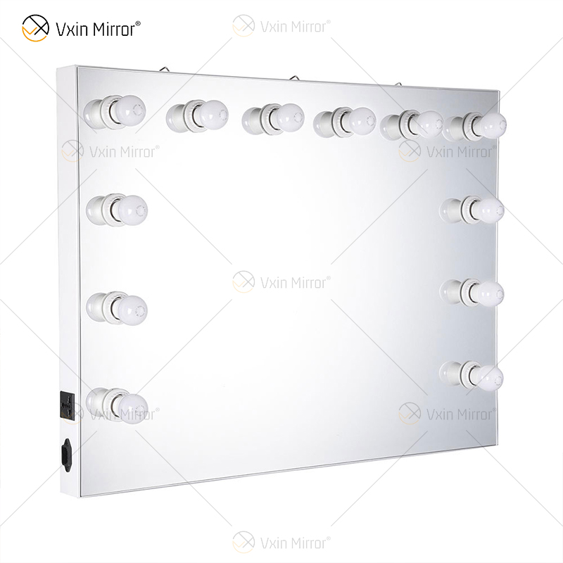 Venetian Dressing Styles VXin WXDL-107 Sparkle Silver Hollywood Mirror Switch Control с 3-цветными лампочками
