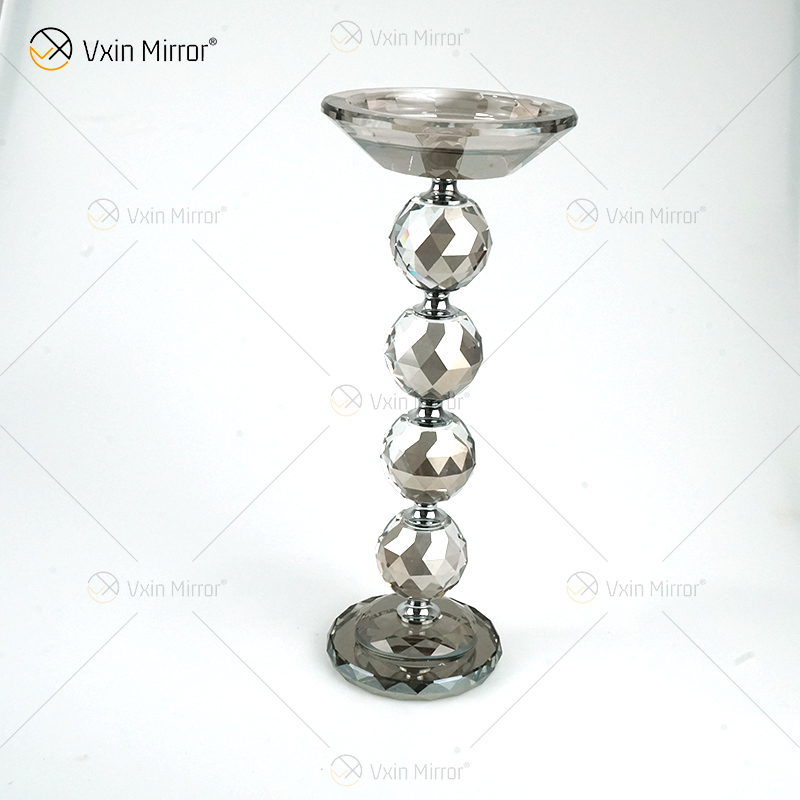 Vxin Mirror Популярный VX-08 Серебряный Элегантный Подсвечник Хрустальный Подсвечник