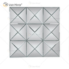 Wall Decora Silver 3D Elegant Square Silver Wall Hanging Mirror Wall Art Home Decor для мебели для гостиной WXM-1151